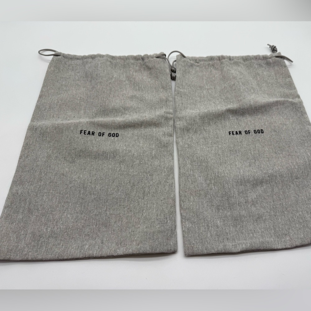 Fear of God Gray Drawstring Bags set of two